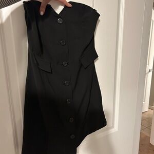 Ross Chic Black Button-Down Dress Size Large